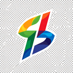 比分网品牌Logo，蓝白配色的足球图标